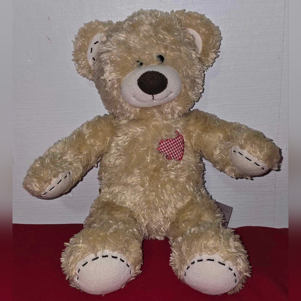 🛍2/$20🛍Build-a-Bear Patchwork bear "Champ" 2008
